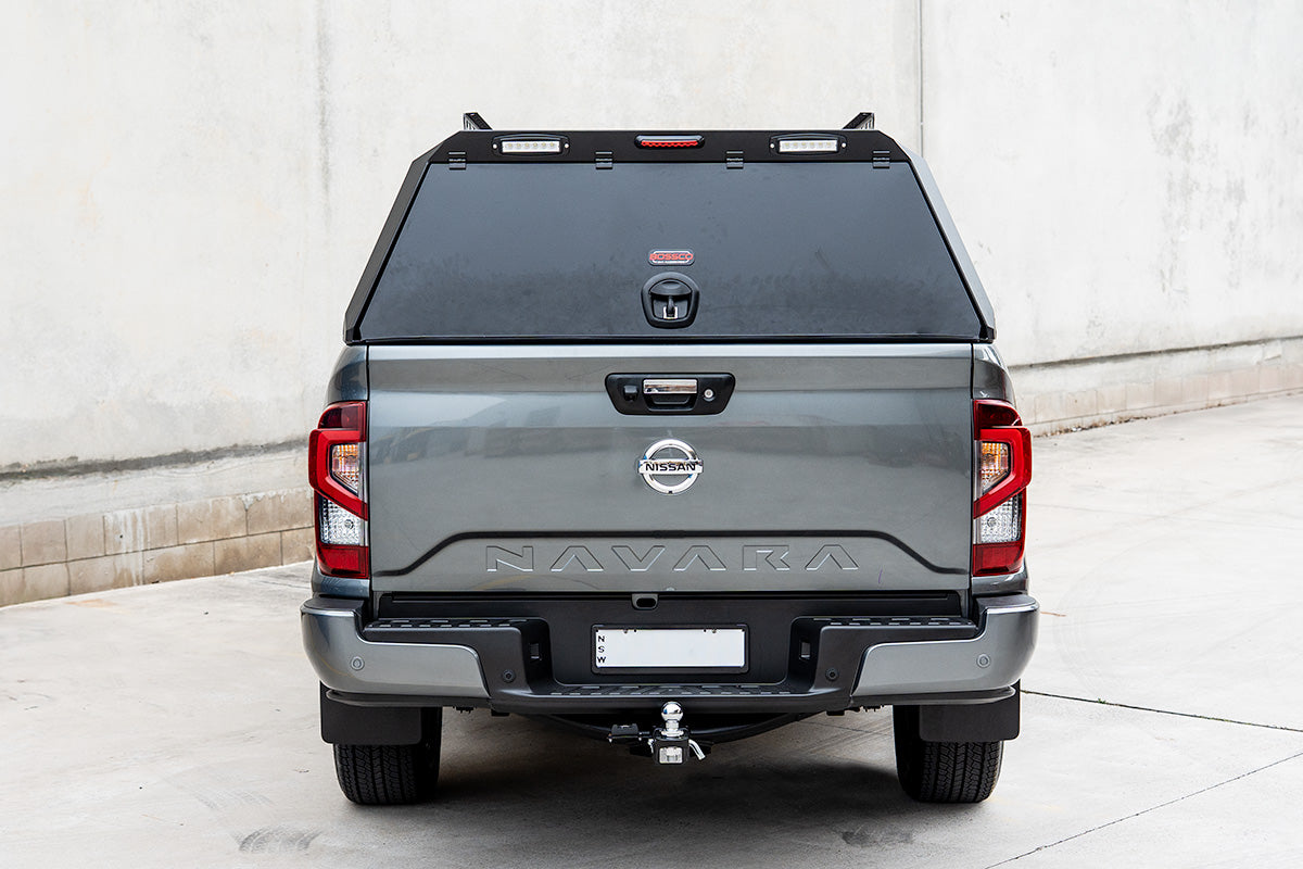 BCX-R Black Aluminium Tub Canopy for Nissan Navara NP300 Facelift Models 2021-2025