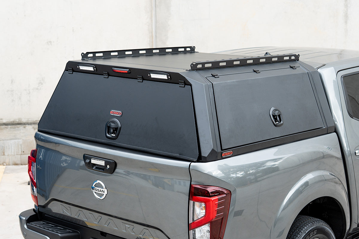 BCX-R Black Aluminium Tub Canopy for Nissan Navara NP300 Facelift Models 2021-2025
