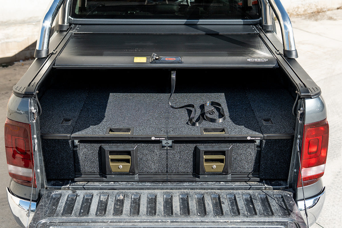 Dual Drawer Ute Tub Drawer System for Roller Covers