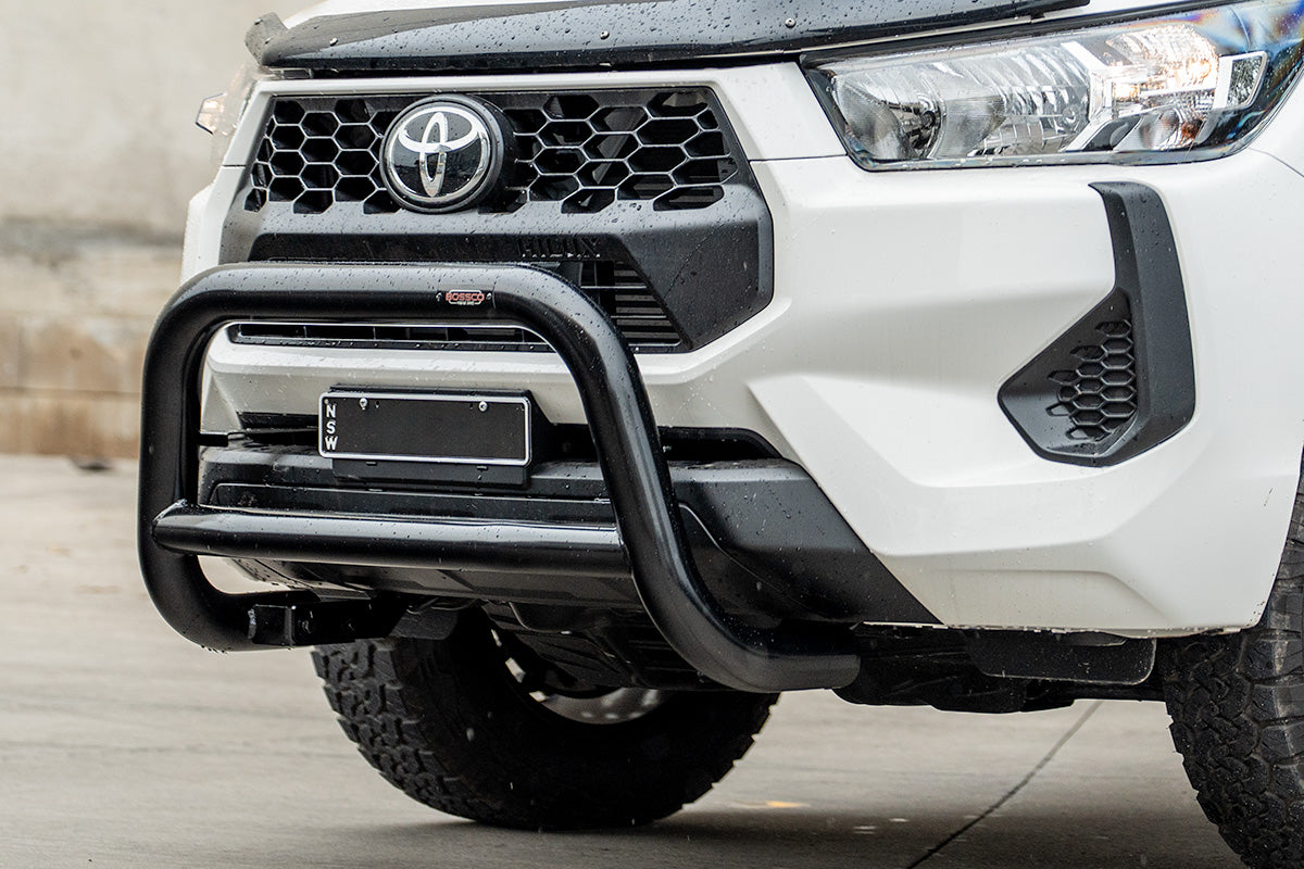 Black Low Nudge bar suitable for Toyota Hilux 2020 - 2025
