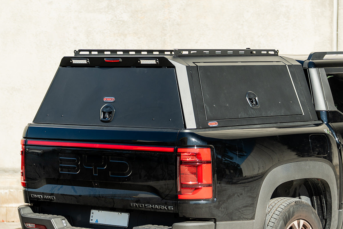 BCX-R Black Aluminium Tub Canopy for BYD Shark 6 2025+