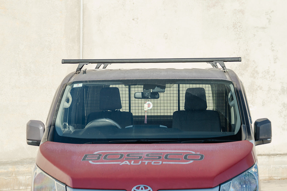 Set of 3 Black Heavy Duty Roof Racks Suitable for Toyota Hiace 2019-2025
