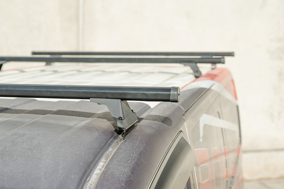 Set of 3 Black Heavy Duty Roof Racks Suitable for Toyota Hiace 2019-2025