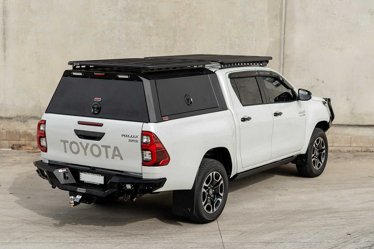 BCX-R Black Aluminium Tub Canopy for Toyota Hilux N80 2015-2025