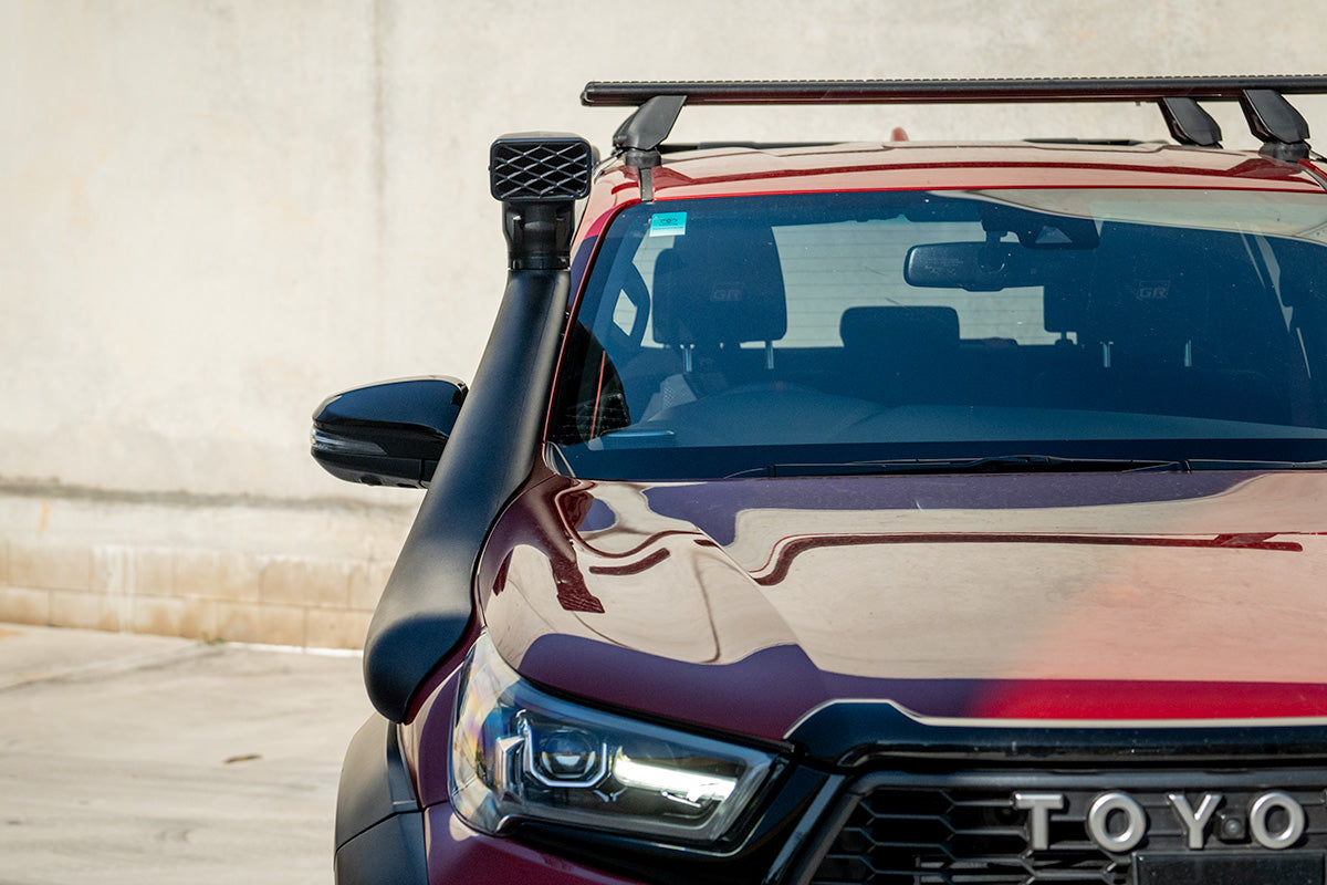 Black Snorkel Air Intake Kit suitable for Toyota Hilux 2.8L 2015+
