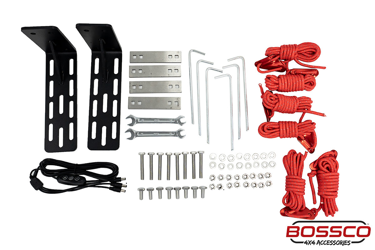 Bossco Basecamp 270 Degree Extra-Large Free Standing Awning (Passenger Side)