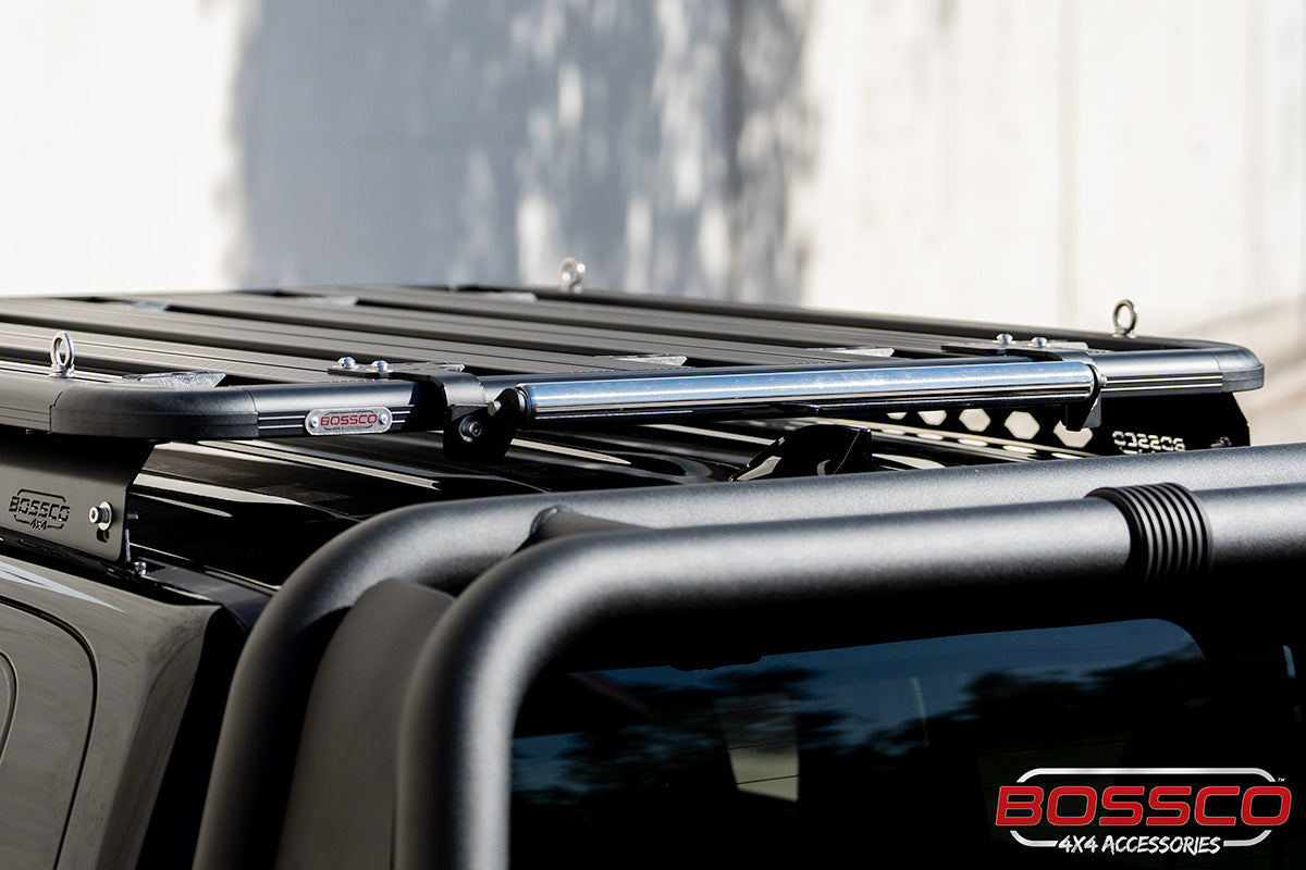 59cm Stainless Steel Ladder Roller Bracket for Roof Racks and Platforms