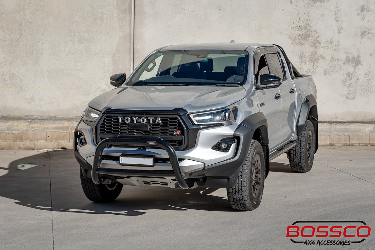 Black Low Nudge bar suitable for Toyota Hilux 2020 - 2024