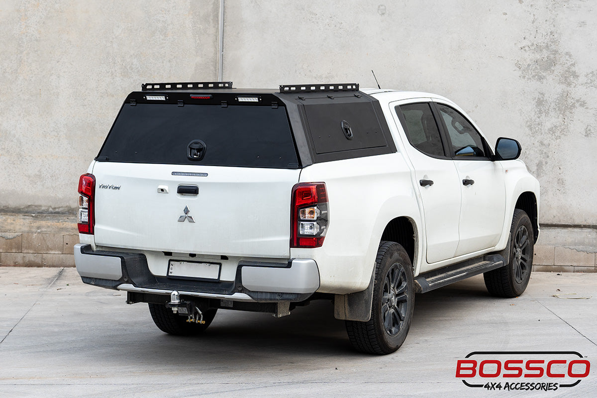 BCX-R Black Aluminium Tub Canopy for Mitsubishi Triton MR 2019-2023