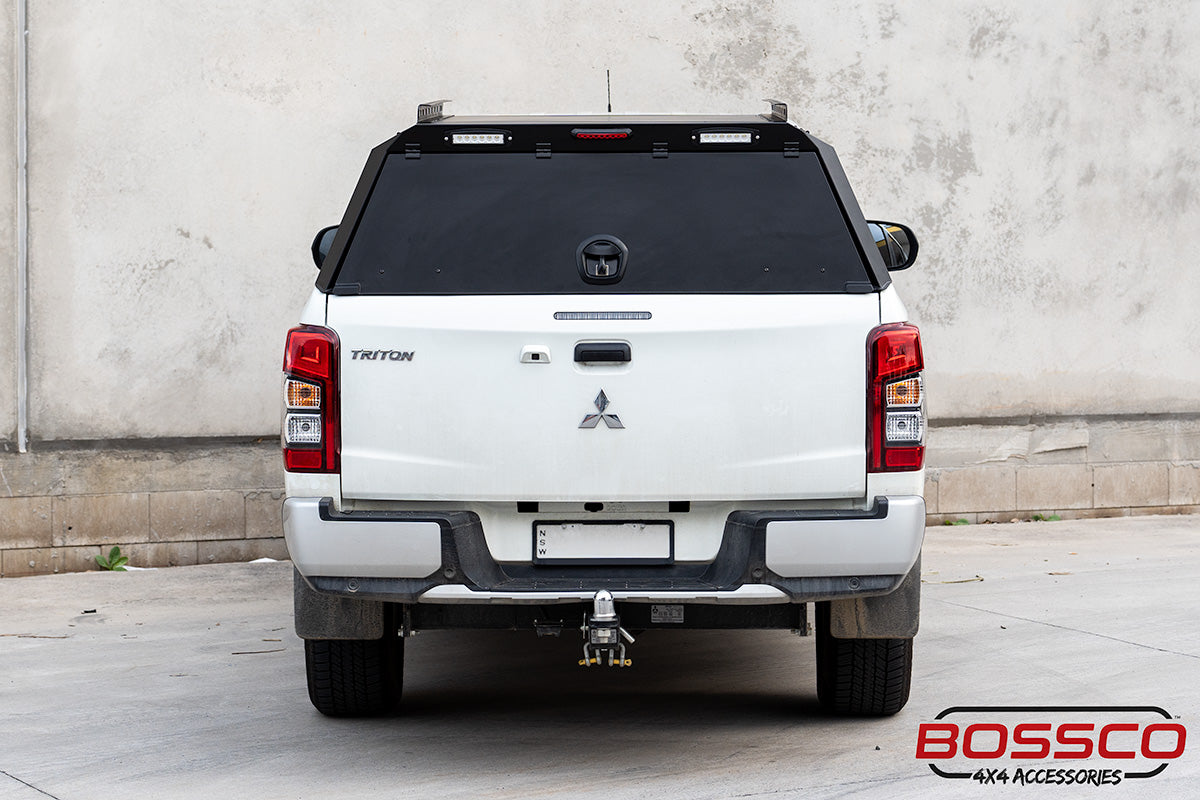 BCX-R Black Aluminium Tub Canopy for Mitsubishi Triton MR 2019-2023