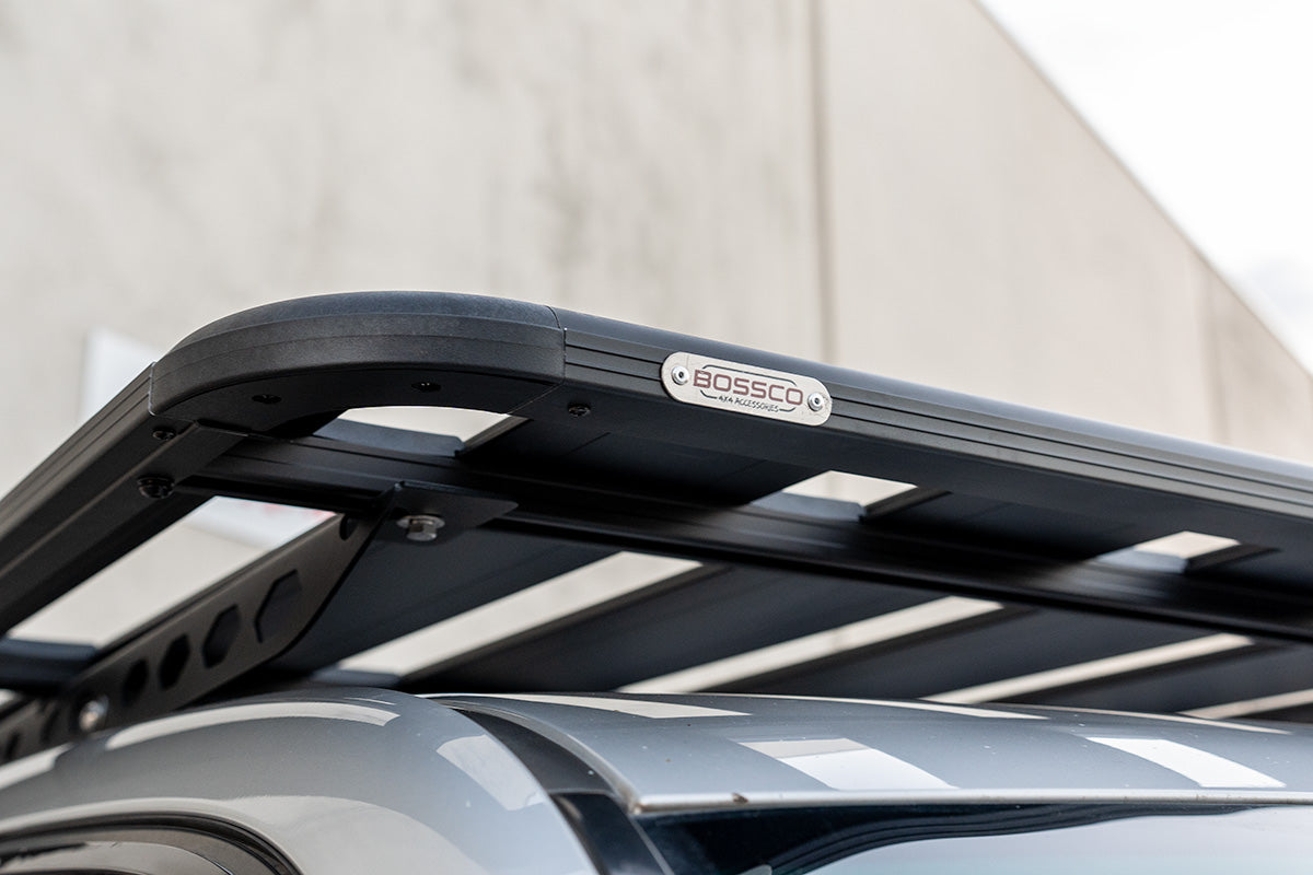 Aluminium Flat Roof Platform 2200x1425mm With Backbone Brackets Suitable For Toyota Prado 150s 2009-2023