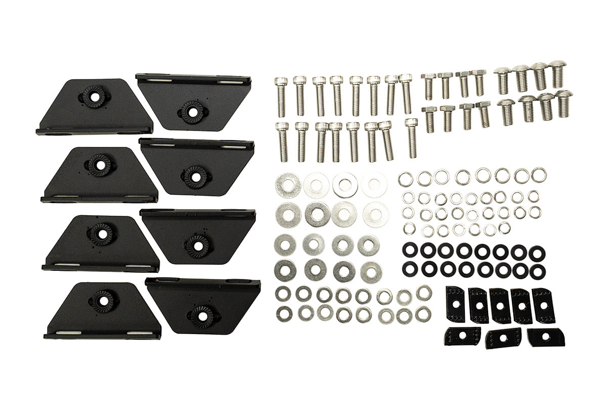 Aluminium Flat Roof Platform 2200x1425mm With Backbone Brackets Suitable For Toyota Landcruiser 200s 2007-2022