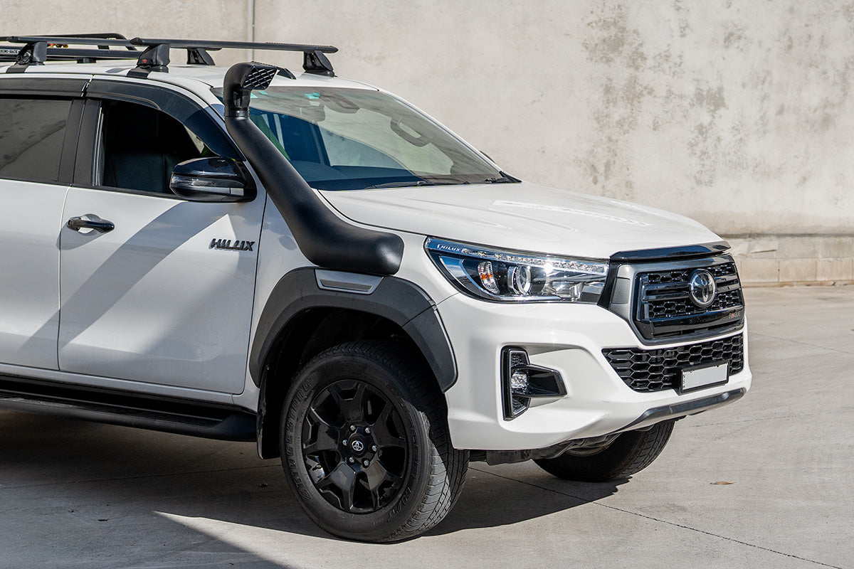 Black Snorkel Air Intake Kit suitable for Toyota Hilux 2.8L 2015+