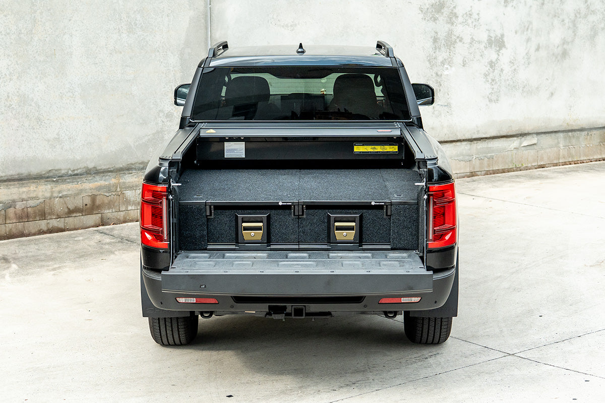 Dual Drawer Ute Tub Drawer System for Roller Covers Roller Shutters