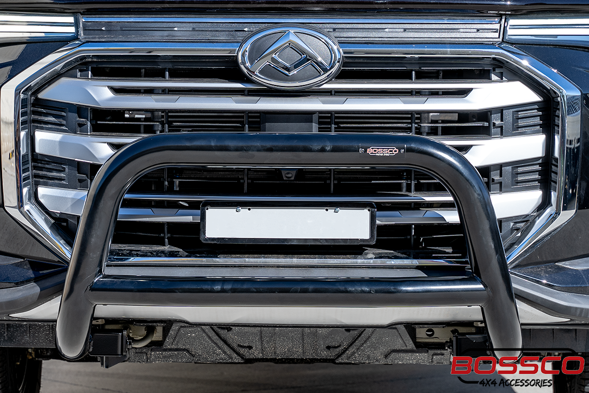 Black Aluminium Alloy Nudge Bar suitable for LDV T60 Max 2021-2025