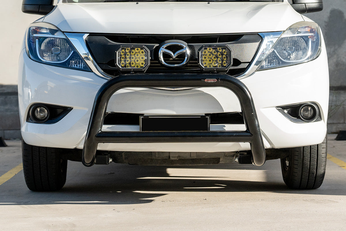 7" RECTANGLE LED Driving Lights with DRL | 1 Lux @ 688m | 9500 Lumens | IP67 Rated - Pair W/ Harness