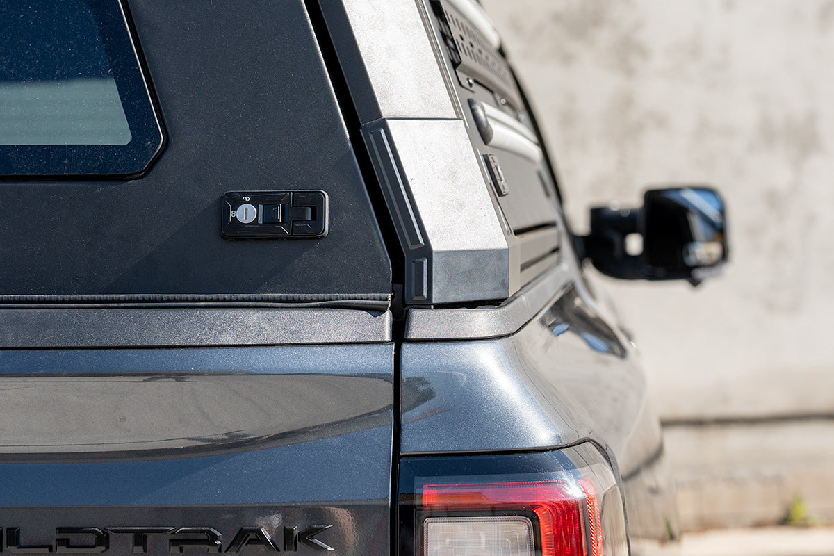 BCX-RX Sealed Black Aluminium Tub Canopy for NEXT GEN Ford Ranger 2022-2025