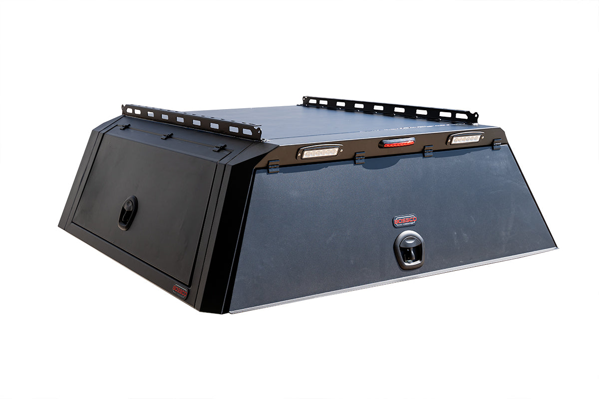 BCX-R Black Aluminium Tub Canopy for Toyota Hilux N80 SR | Workmate J Deck 2015-2024