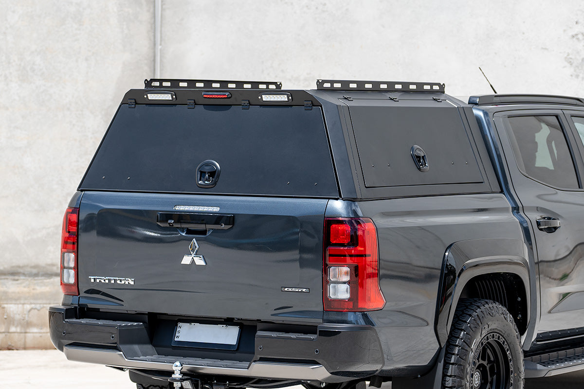 BCX-R Black Aluminium Tub Canopy for Mitsubishi Triton MV 2023-2025