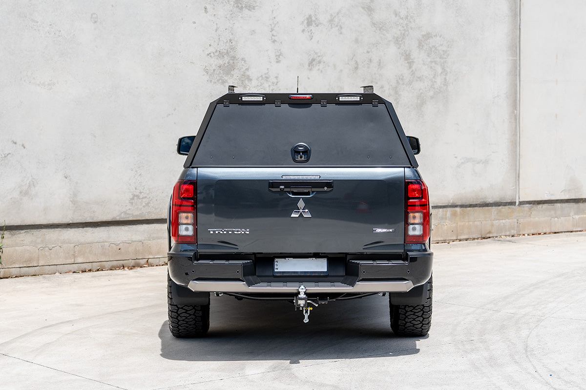 BCX-R Black Aluminium Tub Canopy for Mitsubishi Triton MV 2023-2025