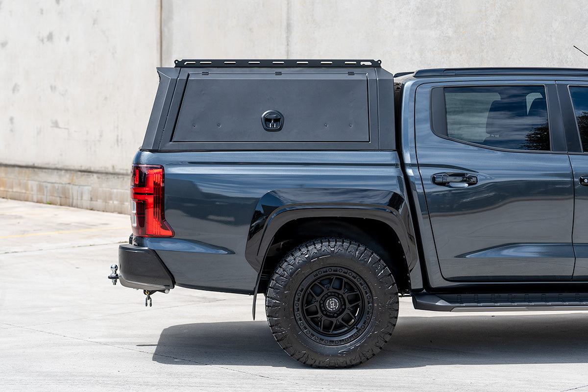 BCX-R Black Aluminium Tub Canopy for Mitsubishi Triton MV 2023-2025