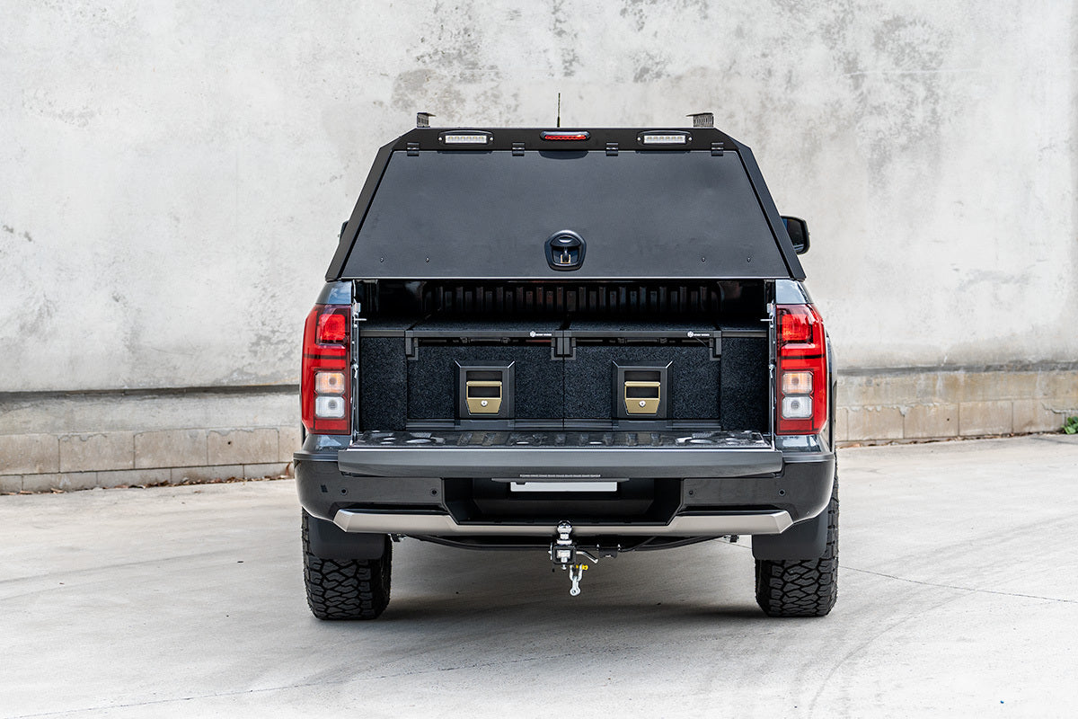BCX-R 'The Essentials' Aluminium Canopy & Dual Drawers Package