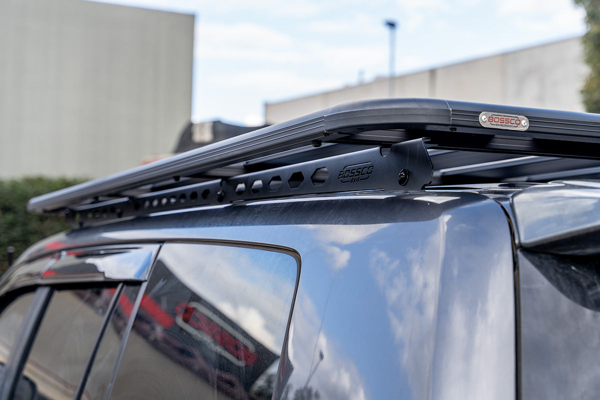 Aluminium Flat Roof Platform 2200x1425mm With Backbone Brackets Suitable For Toyota Landcruiser 200s 2007-2022