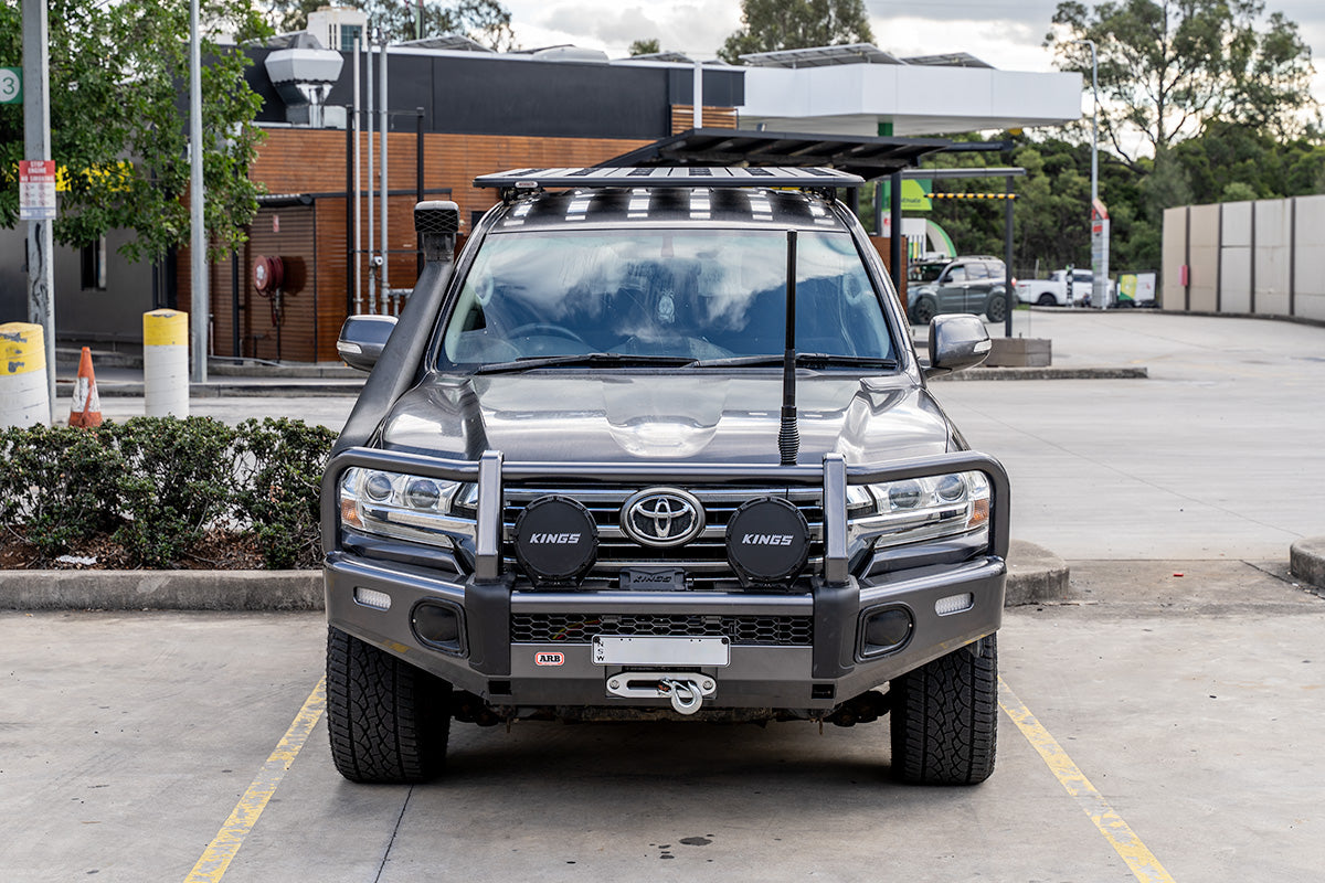 Aluminium Flat Roof Platform 2200x1425mm With Backbone Brackets Suitable For Toyota Landcruiser 200s 2007-2022