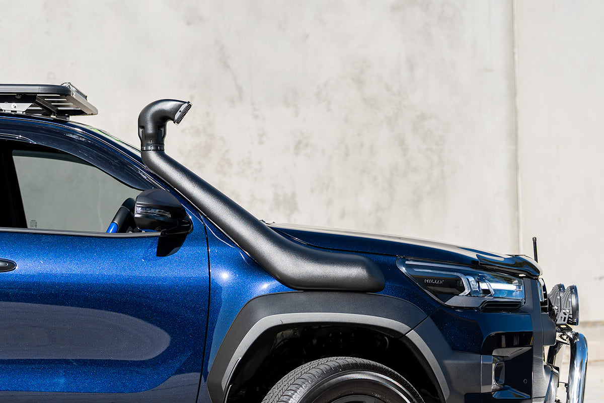 Black Snorkel Air Intake Kit suitable for Toyota Hilux 2.8L 2015+