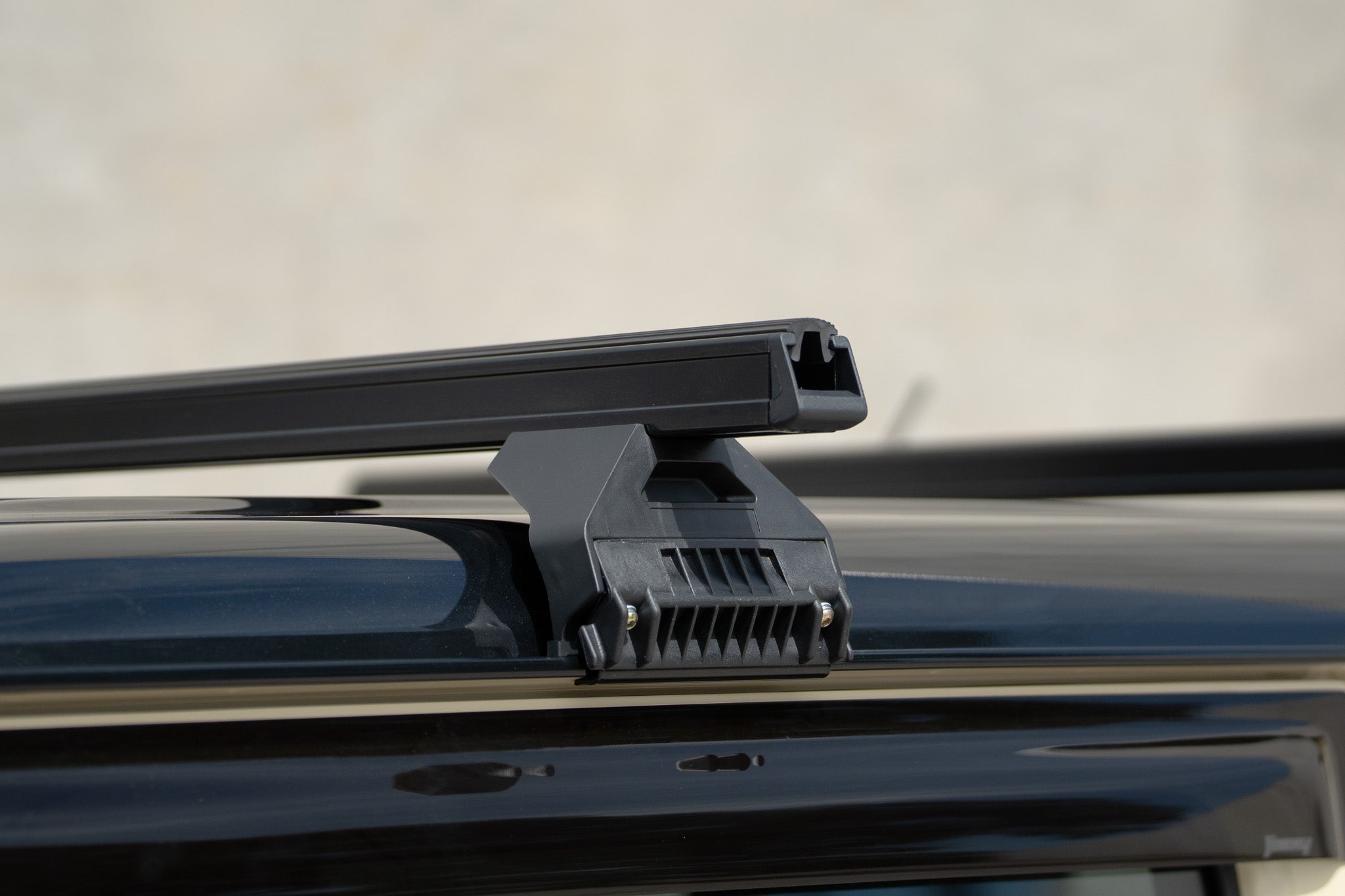 Black Square Heavy Duty Roof Racks Suitable For Suzuki Jimny 2018-2023 - 2 Bar