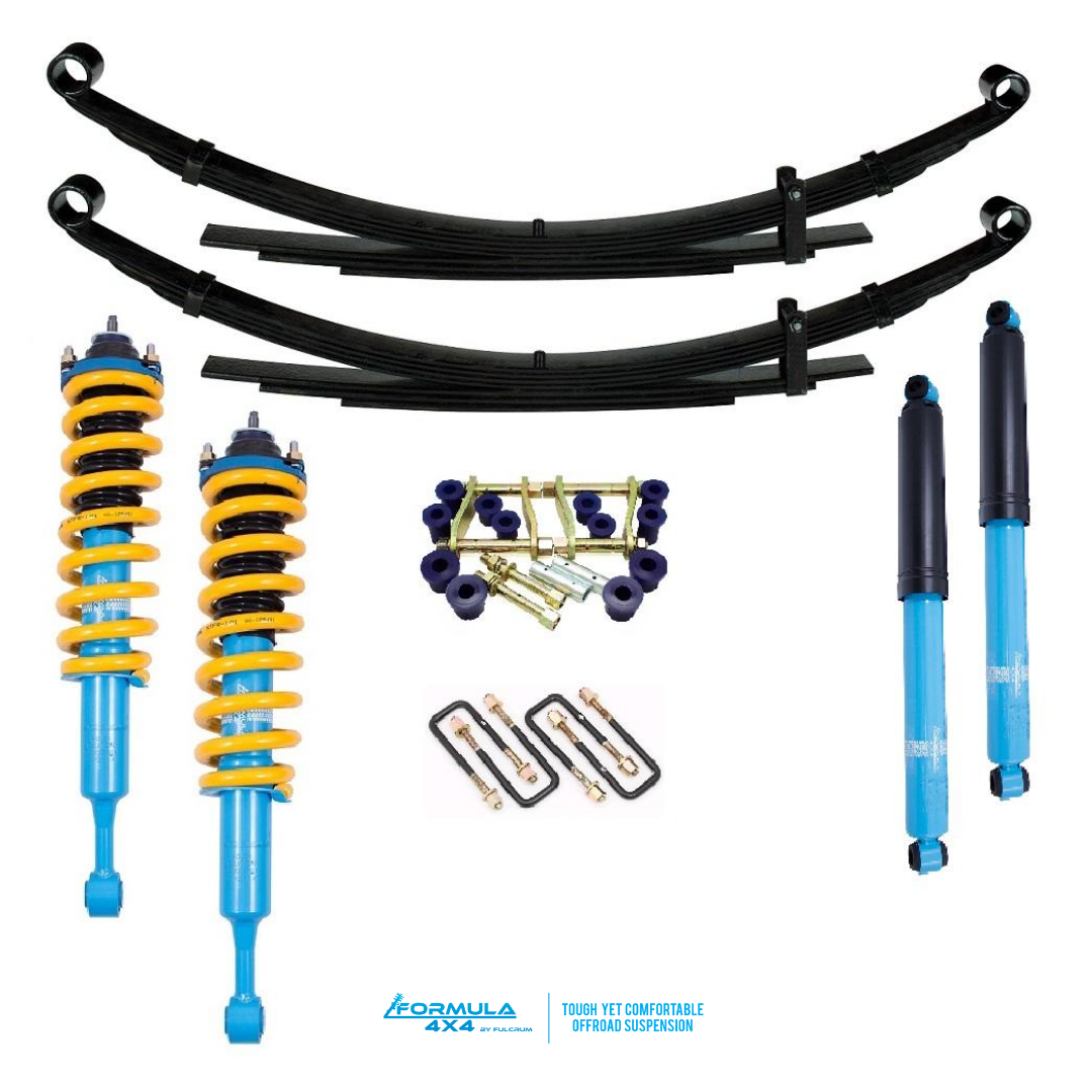 FORMULA 2 Inch Lift Kit for TOYOTA HILUX N70 / 2005 - 2015 No Extra  Front Load and 150-300kg  Rear Load