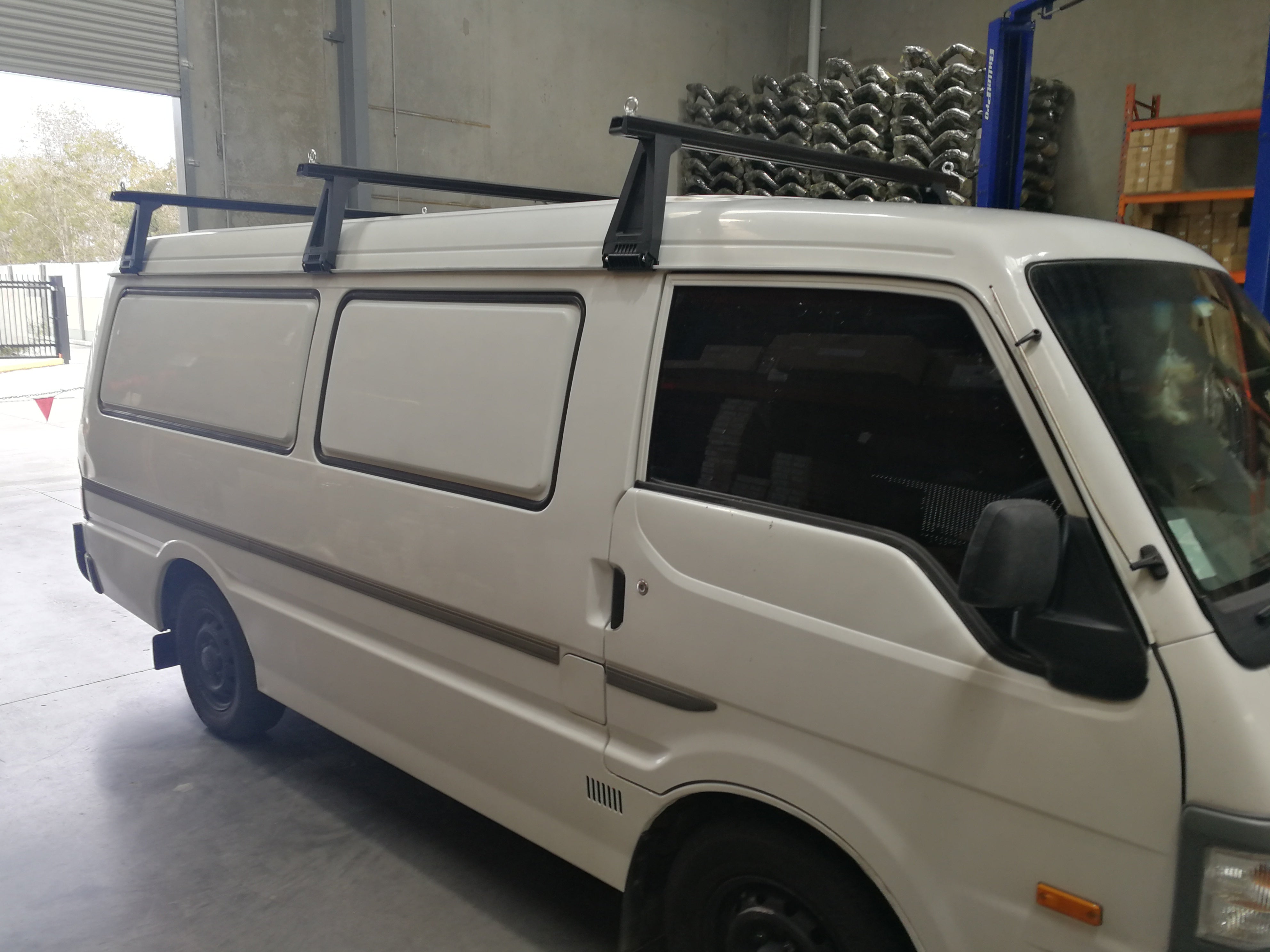 Black Roof Racks suitable for Ford Econovan 1999-2019