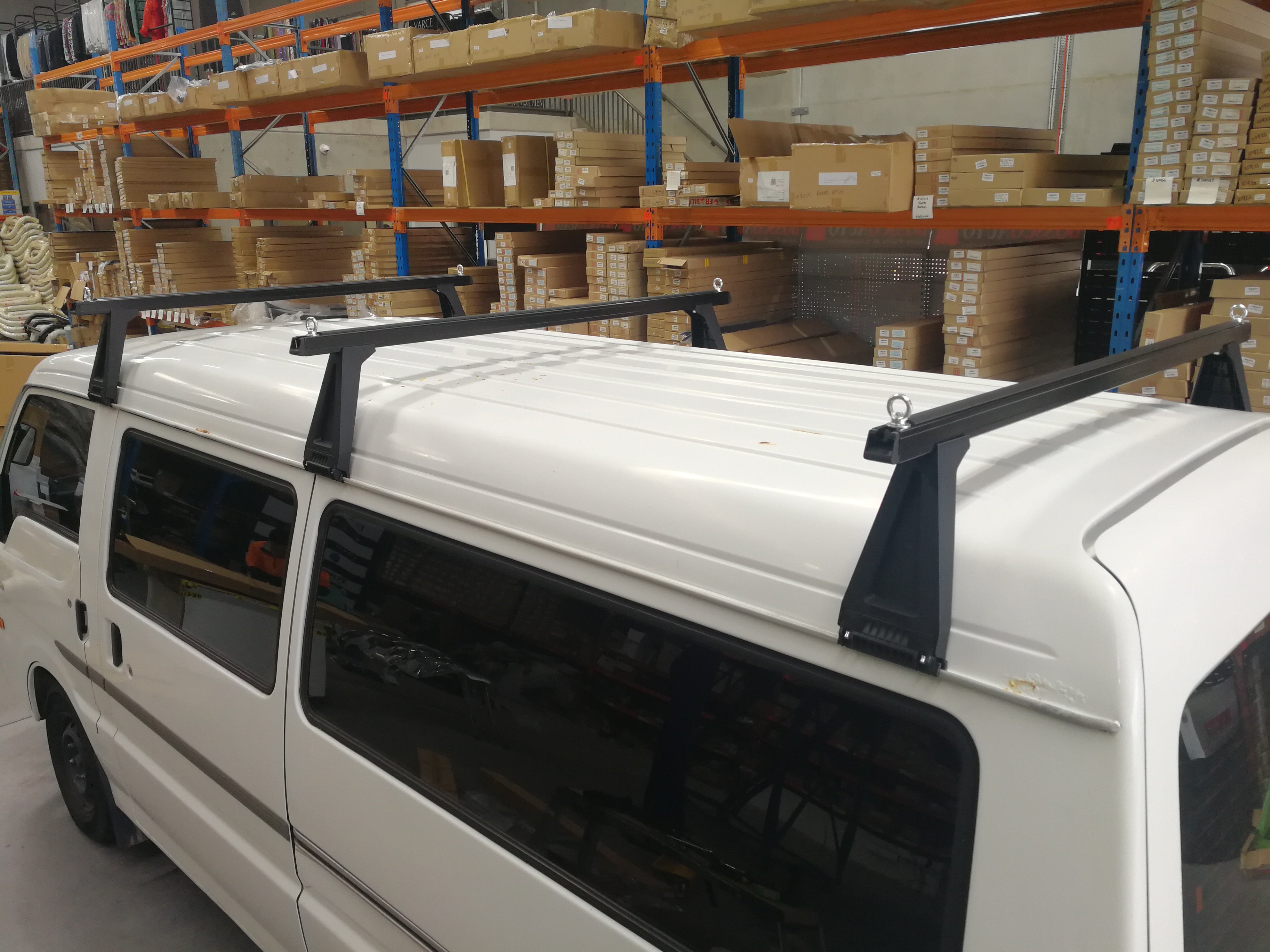 Black Roof Racks suitable for Ford Econovan 1999-2019