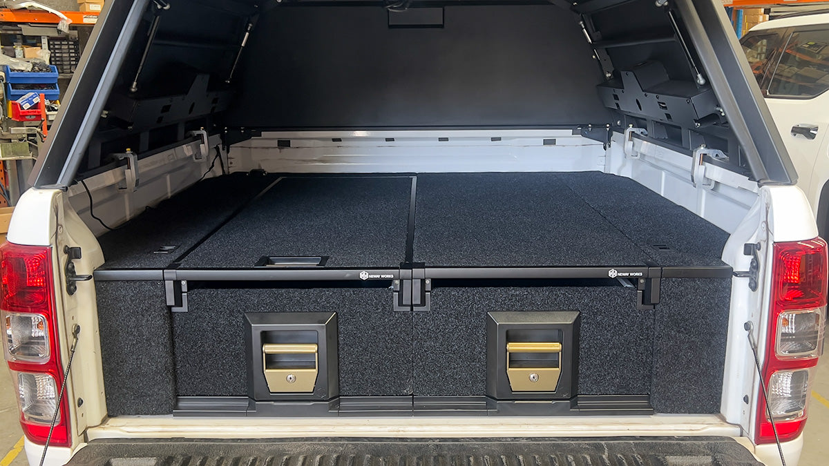 Dual Drawer Ute Tub Drawer System for Volkswagen Amarok 2H 2009-2022