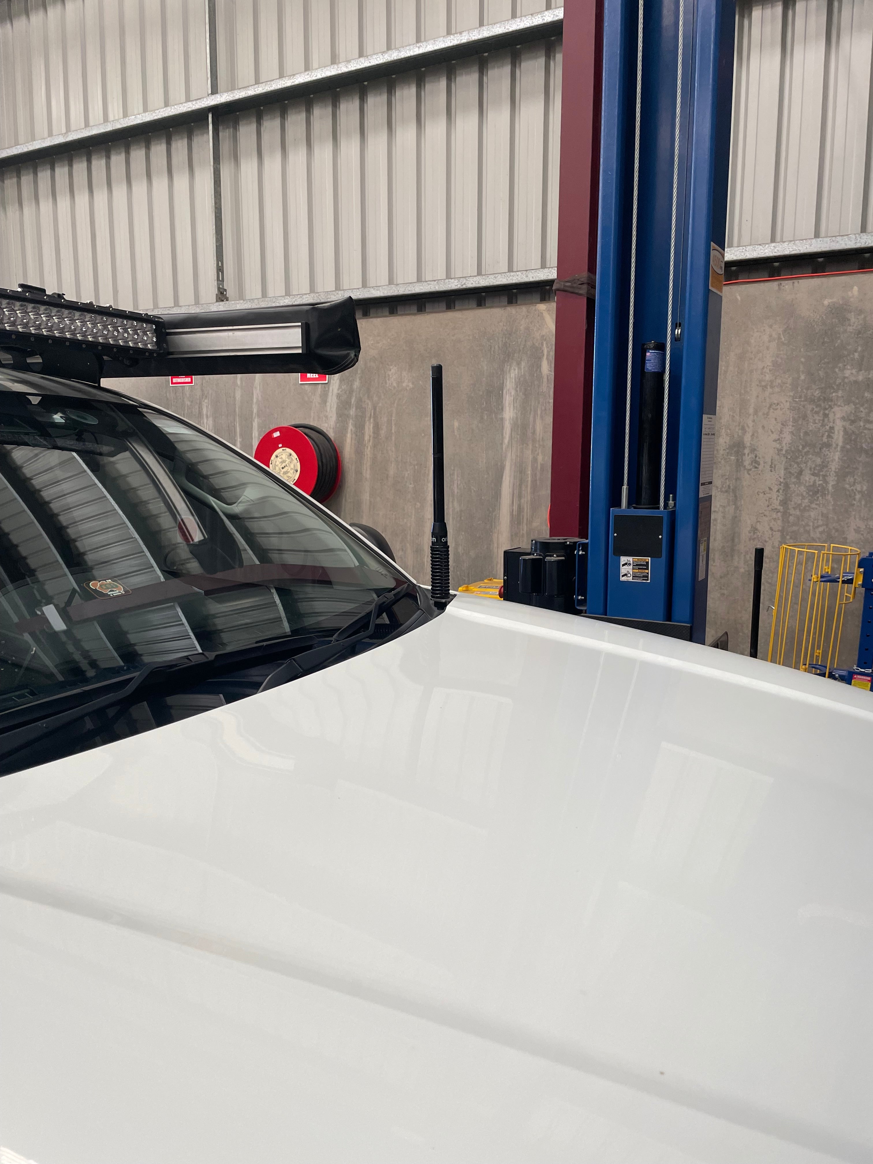 2019-2023 MR Triton Bonnet Hinge UHF Antenna Bracket