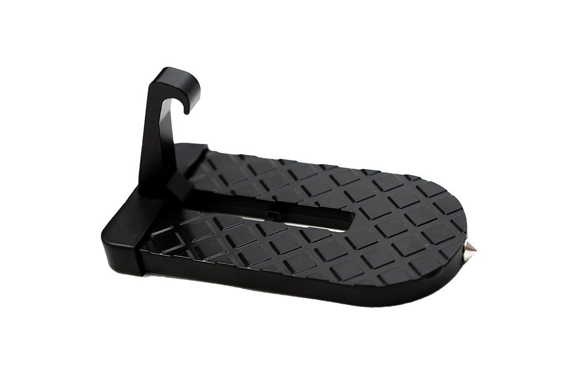 Folding Hooked Foot Step for Door Lock