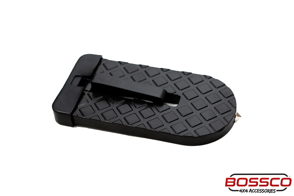 Folding Hooked Foot Step for Door Lock