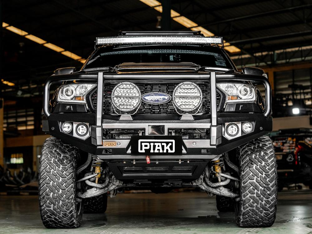 Elite Loop Bar (Black Recovery Points & Bash Plate) for Ford Ranger (6/2015 to 5/2021)