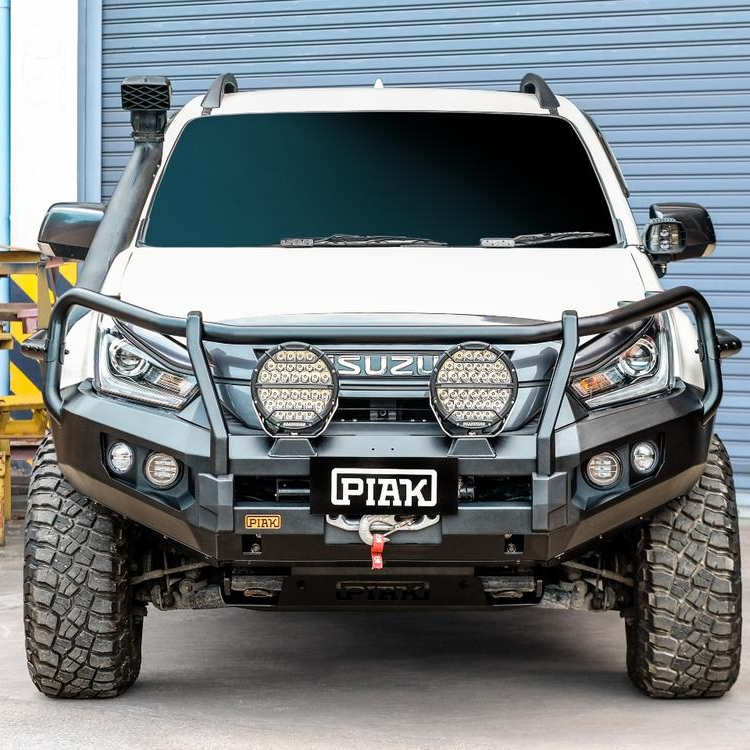 Elite Loop Bull Bar (Black Recovery Points Only) for Isuzu D-Max 2017 to 2020