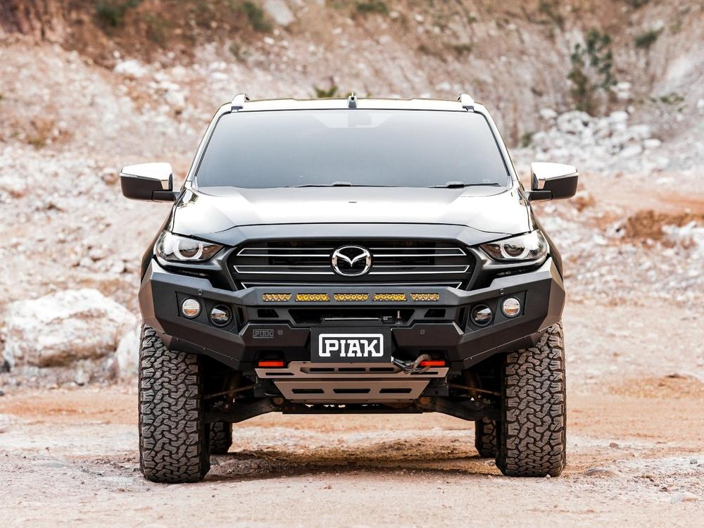 Genesis No Loop Bar (Orange Recovery Points & Grey Plate) for Mazda BT-50 (7/2020+)