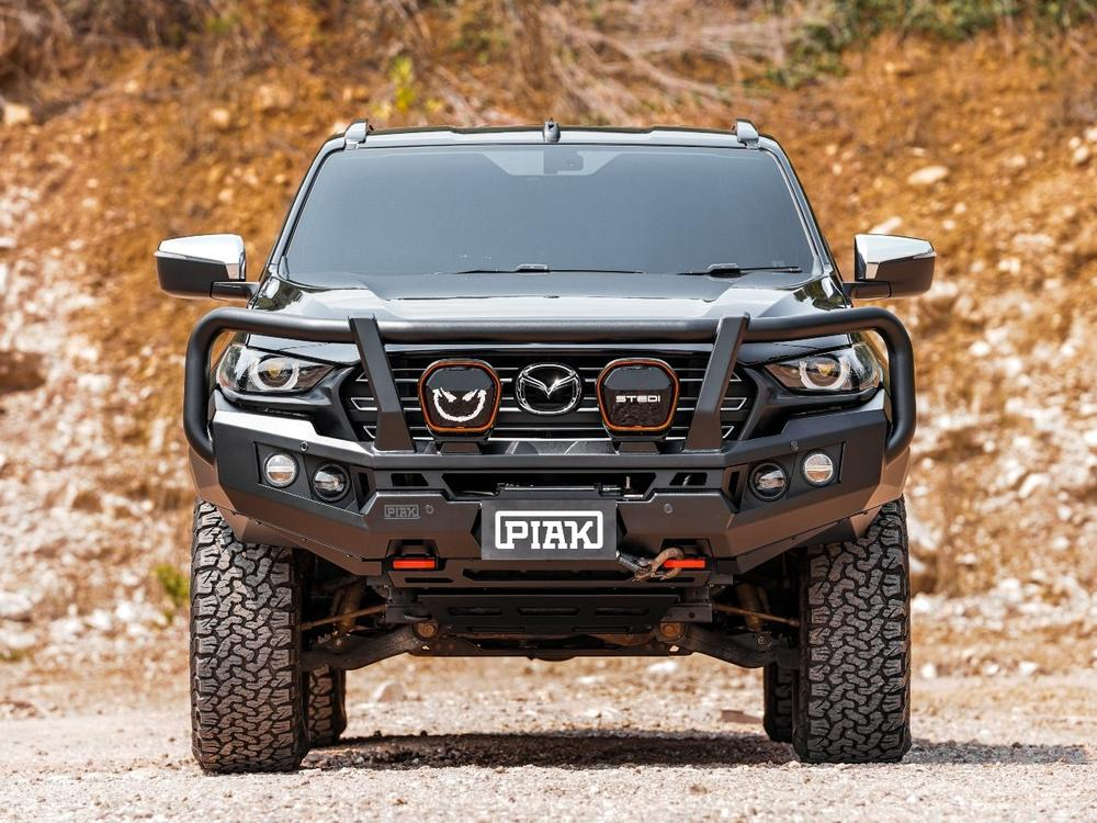 Genesis Loop Bar (Black Recovery Points & Bash Plate) for Mazda BT-50 (7/2020+)