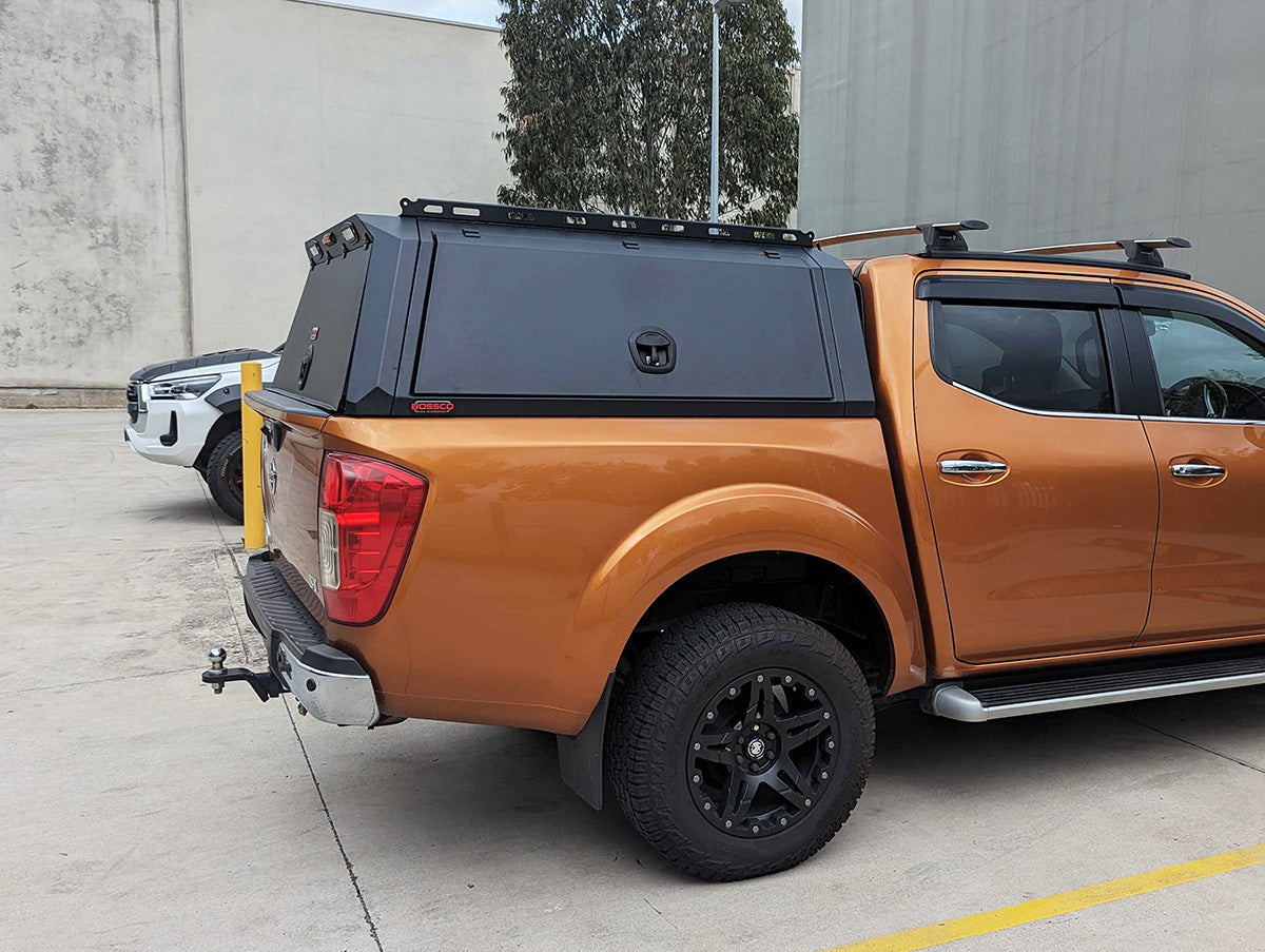 BCX-R Black Aluminium Tub Canopy for Nissan Navara NP300 Facelift Models 2021-2025