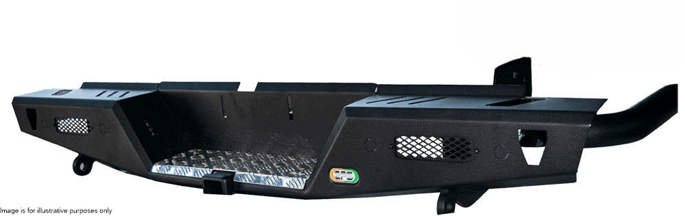 EFS S1 Rear Step Tow Bar Bumper Suitable For Holden Colorado | Isuzu Dmax D-Max 2012-2019