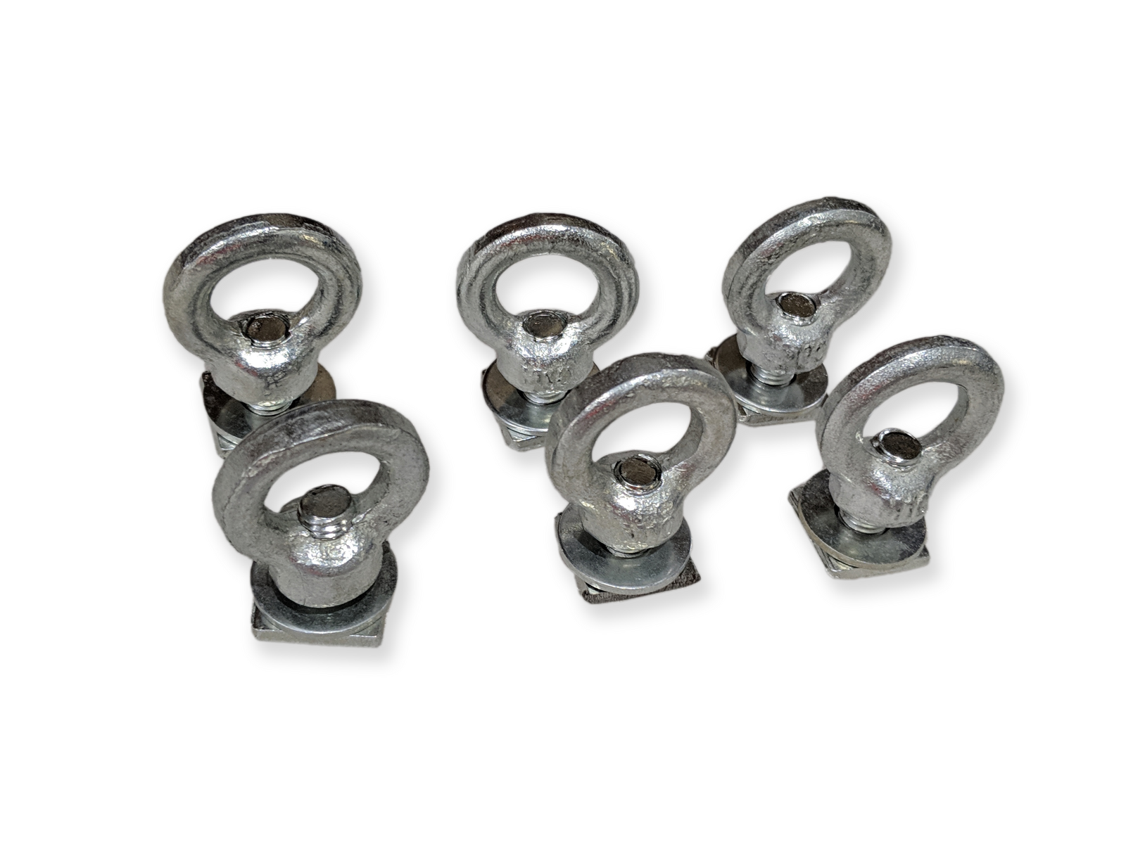 Set of 6 Eye Bolts for Heavy Duty Roof Racks (Hexagon Bar)