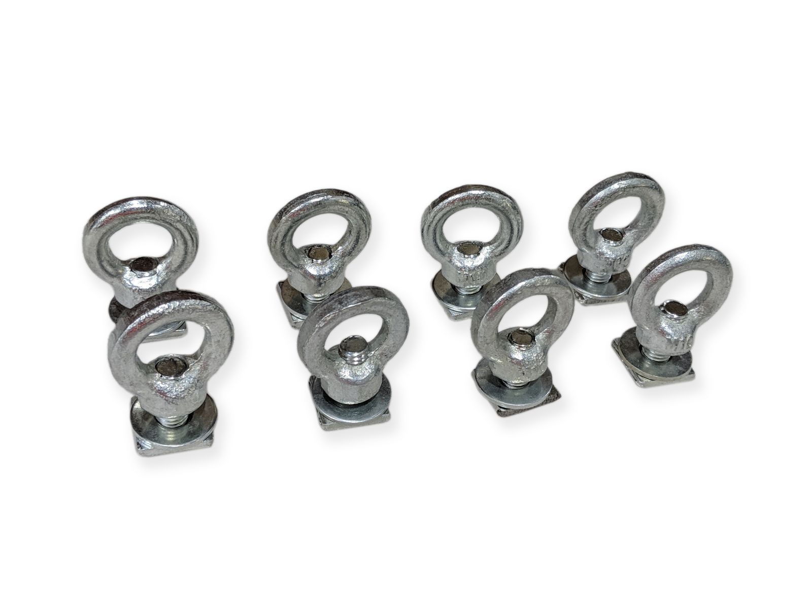 Set of 8 Eye Bolts for Heavy Duty Roof Racks (Hexagon Bar)