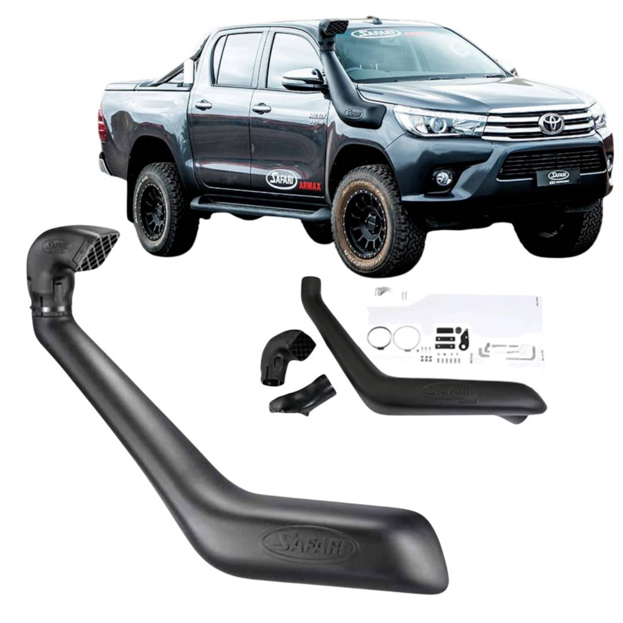 Safari Armax Snorkel for Toyota N70 Hilux 3.0L Diesel 1KD-FTV (01/2005 - 10/2015)