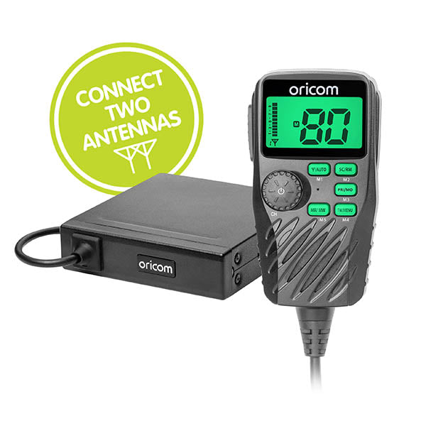 Oricom UHF182X Dual Antenna 5 Watt UHF CB Radio 2012
