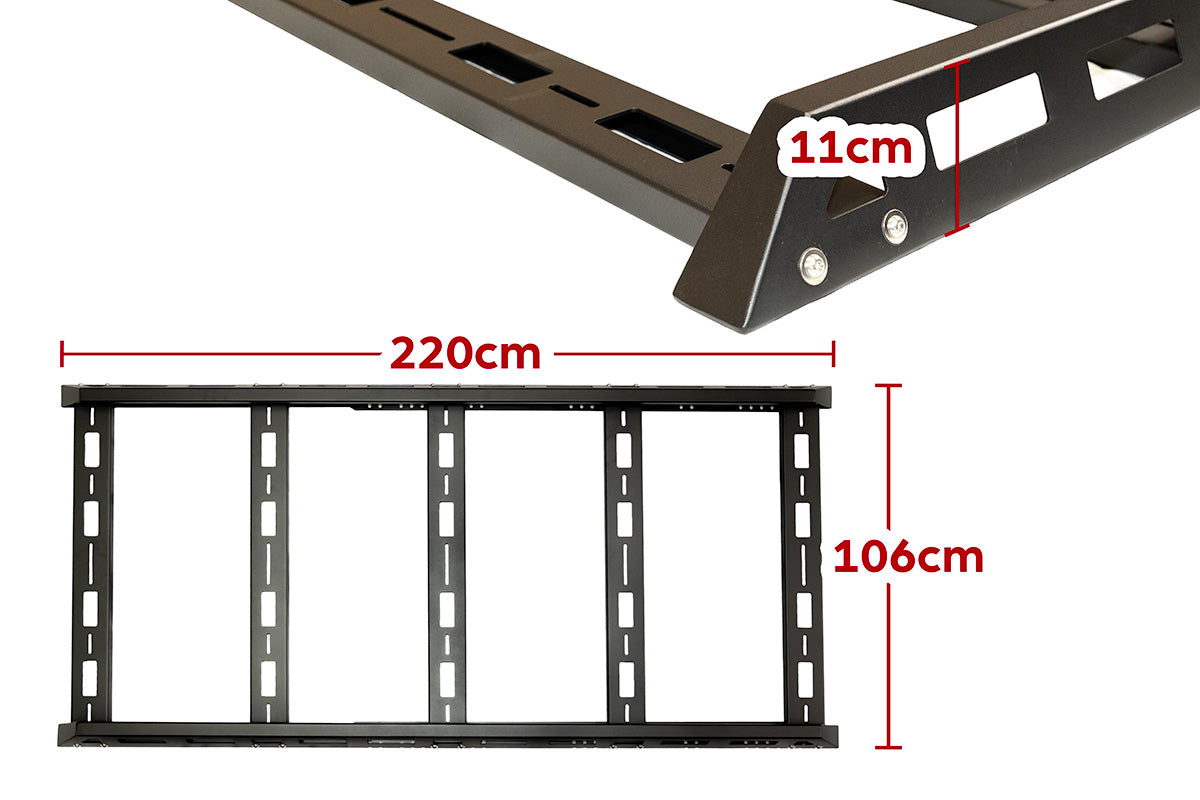 BCX-R Canopy Roof Racks - Cantilever Platform Rack