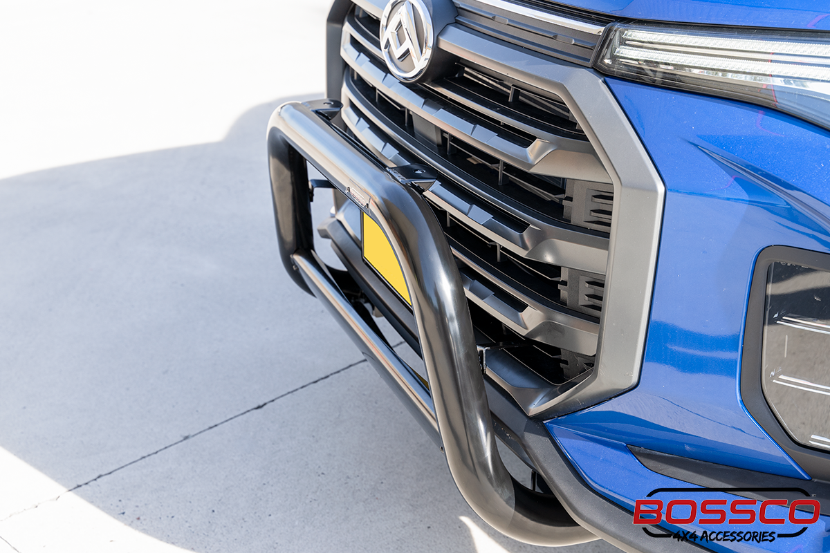 Black Nudge bar With Skid Plate Suitable for LDV T60 Max 2021-2024