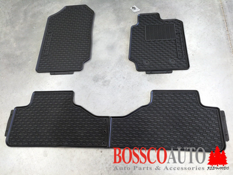 All Weather Rubber Floor Mats suitable for Ford Everest 2015-2022